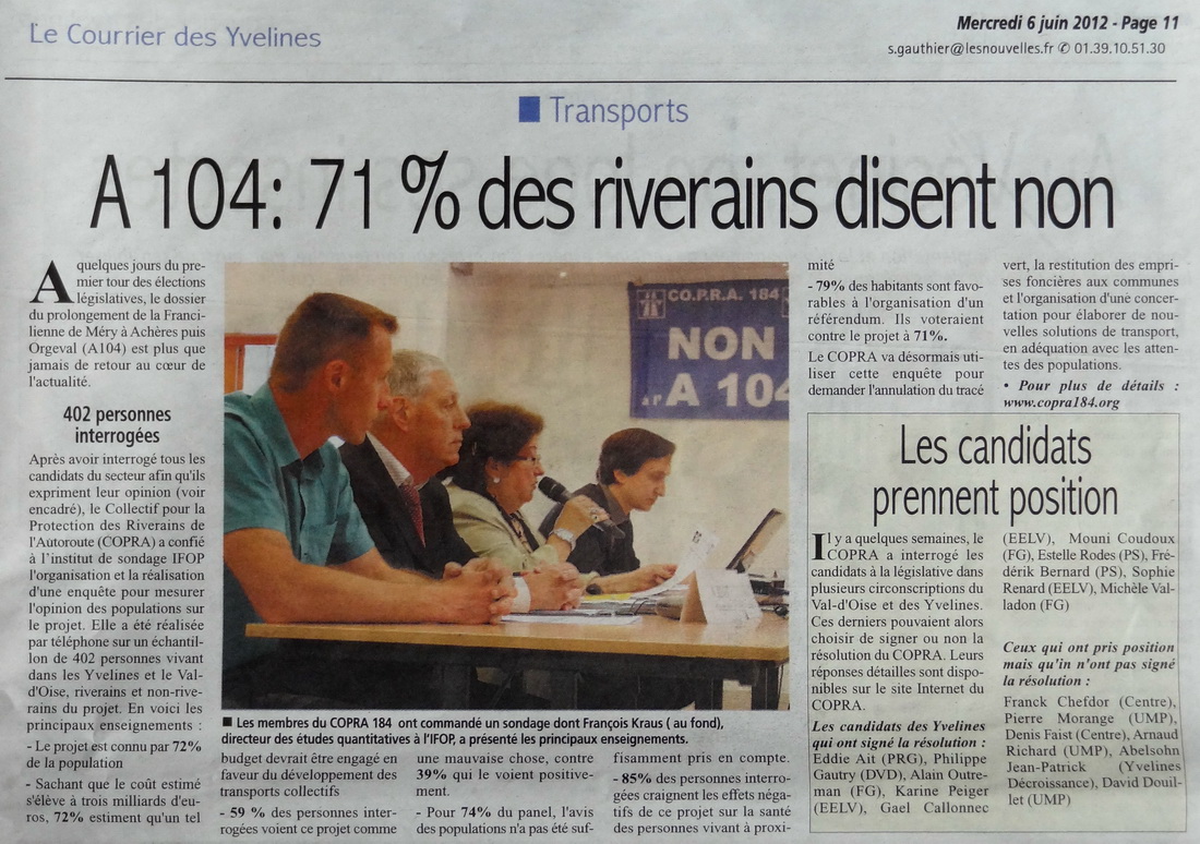 Le Courrier des Yvelines mercredi 06 juin 2012
