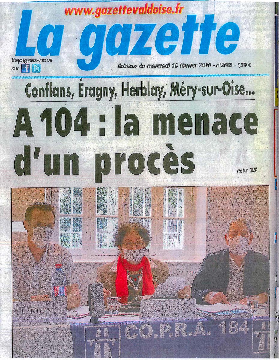 Gazette du Val d'Oise du 10 février 2016