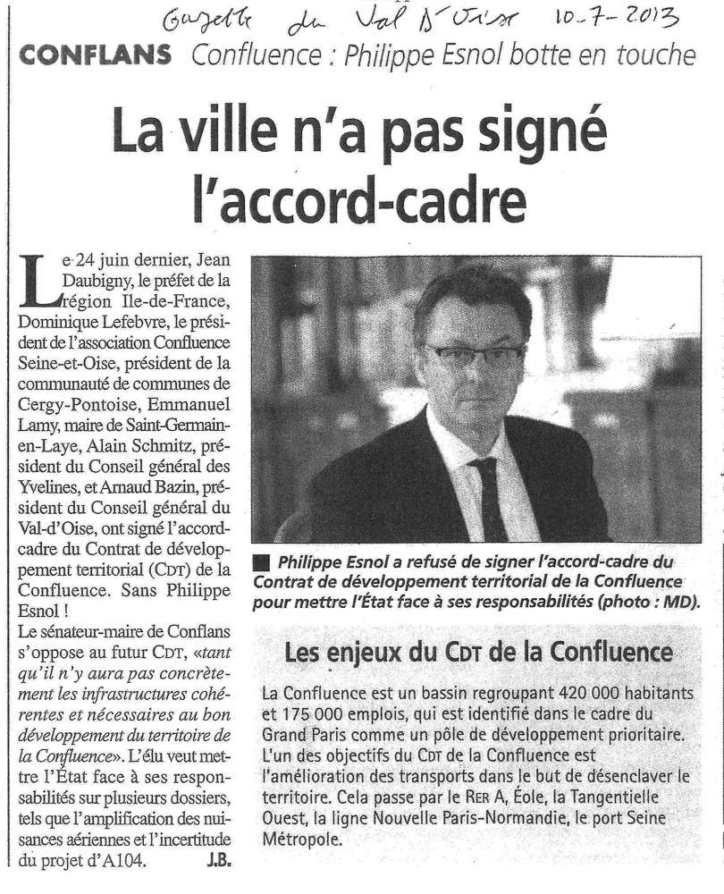 La Gazette du Val d'Oise du mercredi 10 juillet 2013